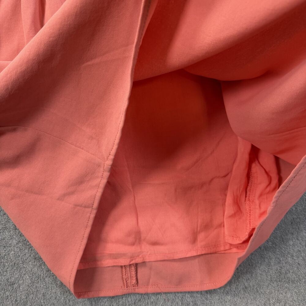 DO+BE Women's Medium Coral V-Neck Short Dress Kimono Sleeve with Pockets New - Picture 9 of 15